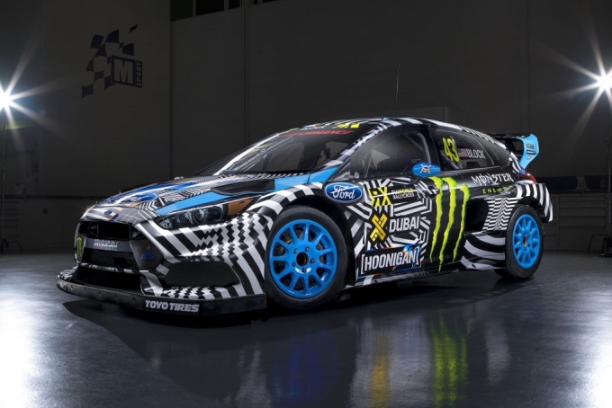 Ken Block presenteert unieke livery op Ford Focus rallycross bolide